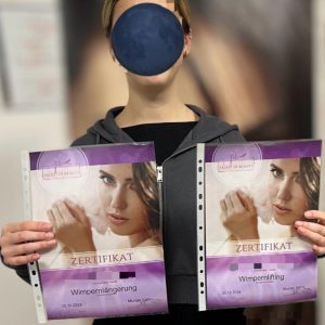wimpernschulung mit zertifkat